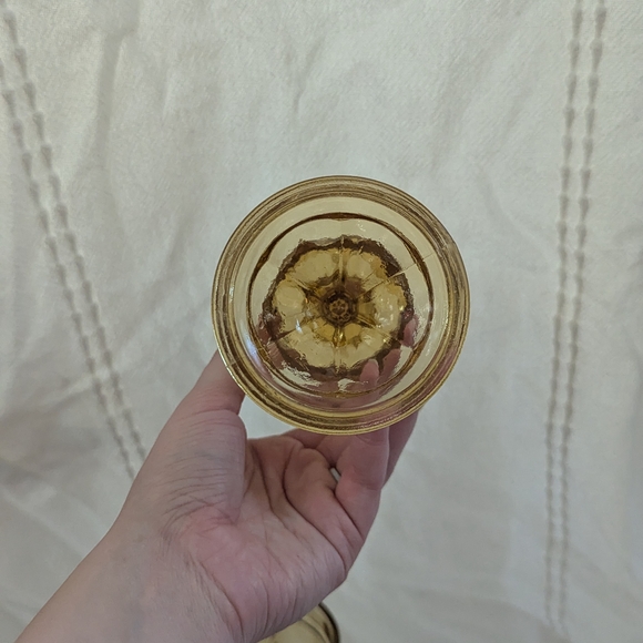 Anchor Hocking - Fairfield Goblet Set in Amber - Picture 7 of 7